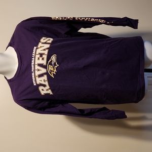 COPY - Baltimore Ravens nfl football team purple L shirt